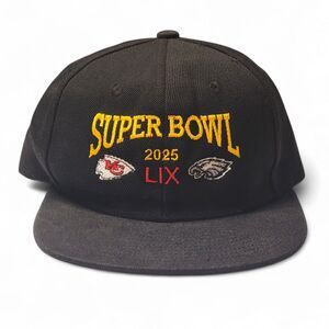 2025 Super Bowl LIX Hat OS Philadelphia Eagles Kansas City Chiefs Baseball Cap